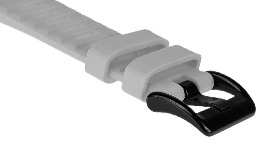 Pasek silikonowy - G12 - do Garmin - szary - 22 mm