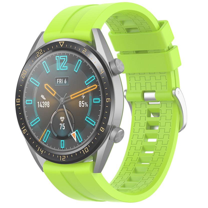 Pasek silikonowy - G17 - limonkowy - 22 mm