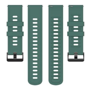 Pasek silikonowy - G24 - ciemnozielony - 22 mm
