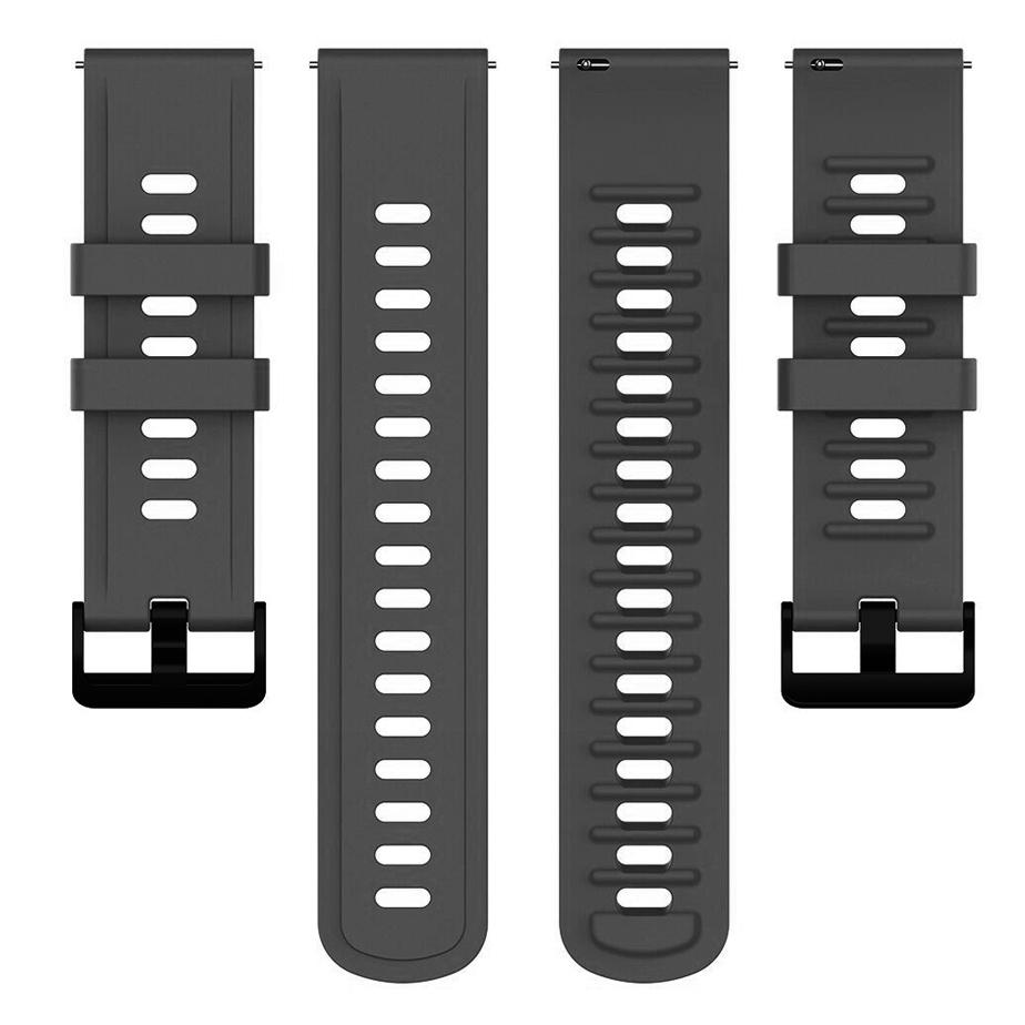Pasek silikonowy - G24 - czarny - 22 mm