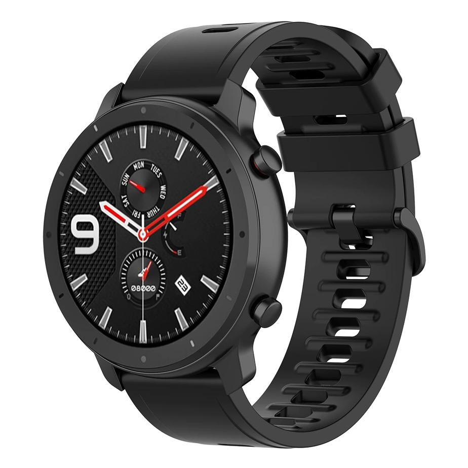 Pasek silikonowy - G24 - czarny - 20 mm