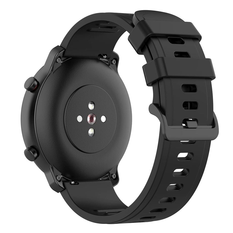 Pasek silikonowy - G24 - czarny - 22 mm