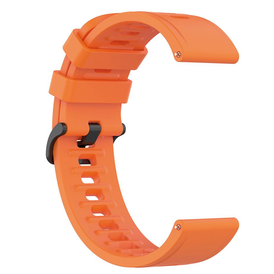 Pasek silikonowy - G24 - pomarańczowy - 22 mm