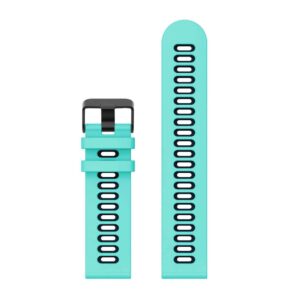 Pasek silikonowy - G25 - turkusowo-granatowy - 22 mm