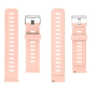 Pasek silikonowy - G27 - różowy - 22 mm