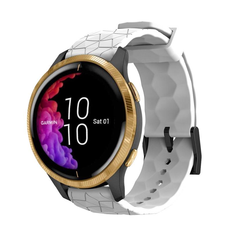 Pasek silikonowy - G28 - biały - 20 mm