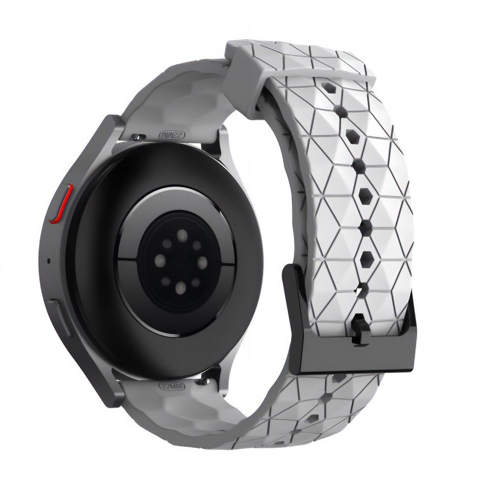 Pasek silikonowy - G28 - biały - 20 mm