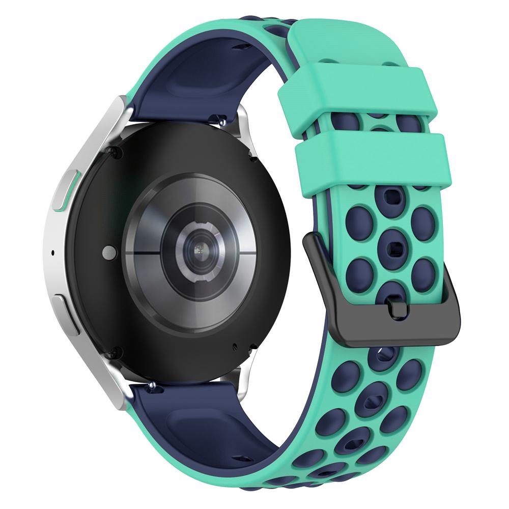 Pasek silikonowy - G29 - miętowo-granatowy - 22 mm