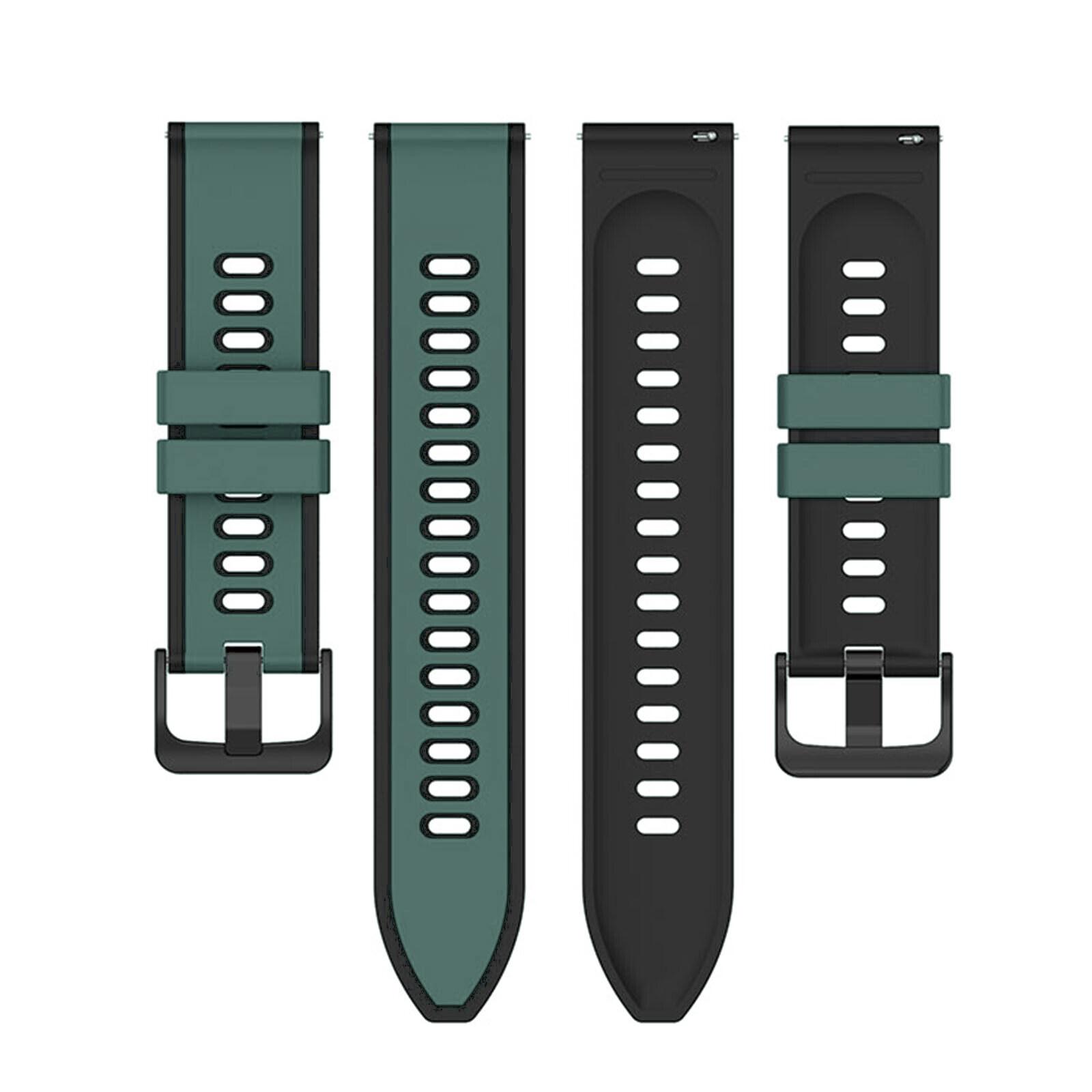 Pasek silikonowy - G30 - atramentowo-czarny - 20 mm