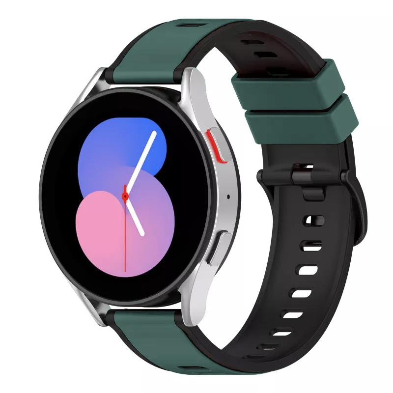 Pasek silikonowy - G30 - atramentowo-czarny - 20 mm