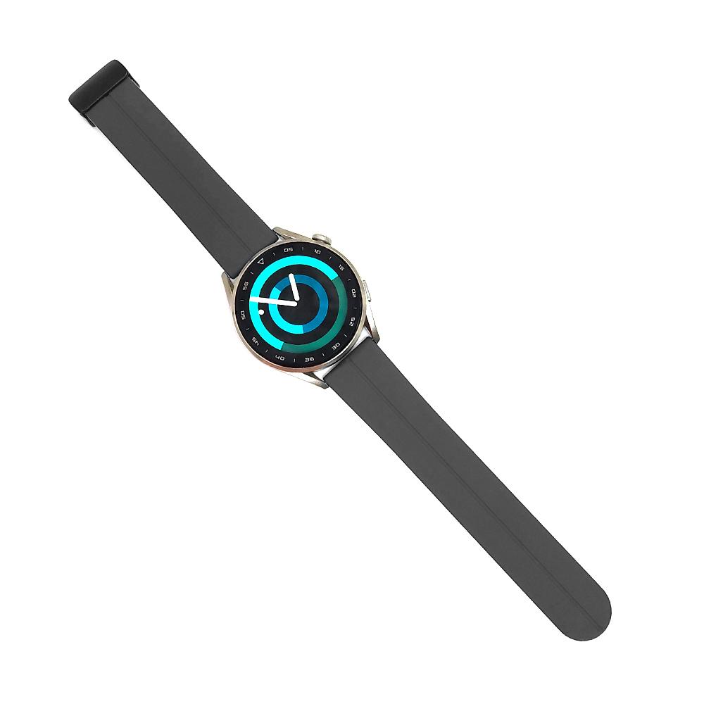 Pasek silikonowy - G32 - ciemnoszary - 20 mm