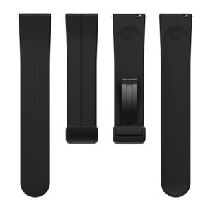 Pasek silikonowy - G32 - czarny - 20 mm