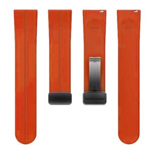 Pasek silikonowy - G32 - pomarańczowy - 20 mm