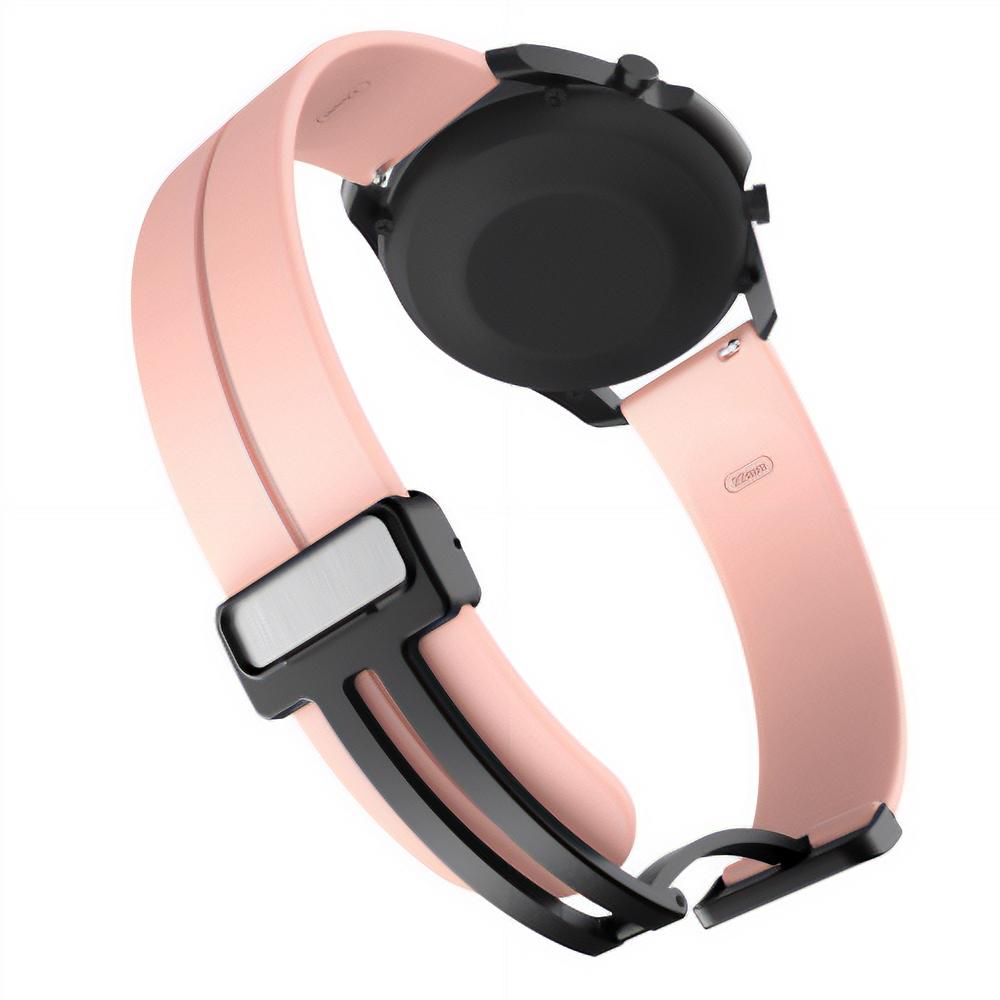 Pasek silikonowy - G32 - różowy - 22 mm