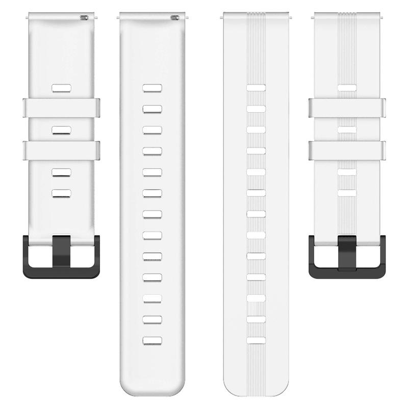 Pasek silikonowy - G33 - biały - 20 mm