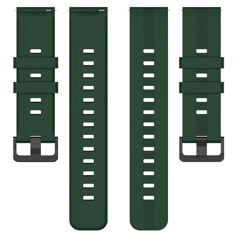 Pasek silikonowy - G33 - ciemnozielony - 20 mm