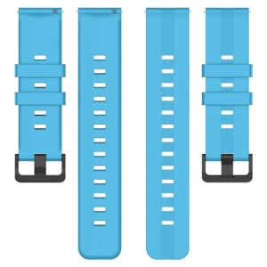 Pasek silikonowy - G33 - jasnoniebieski - 22 mm