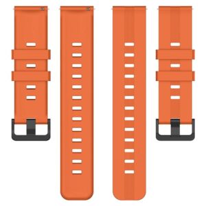Pasek silikonowy - G33 - pomarańczowy - 22 mm