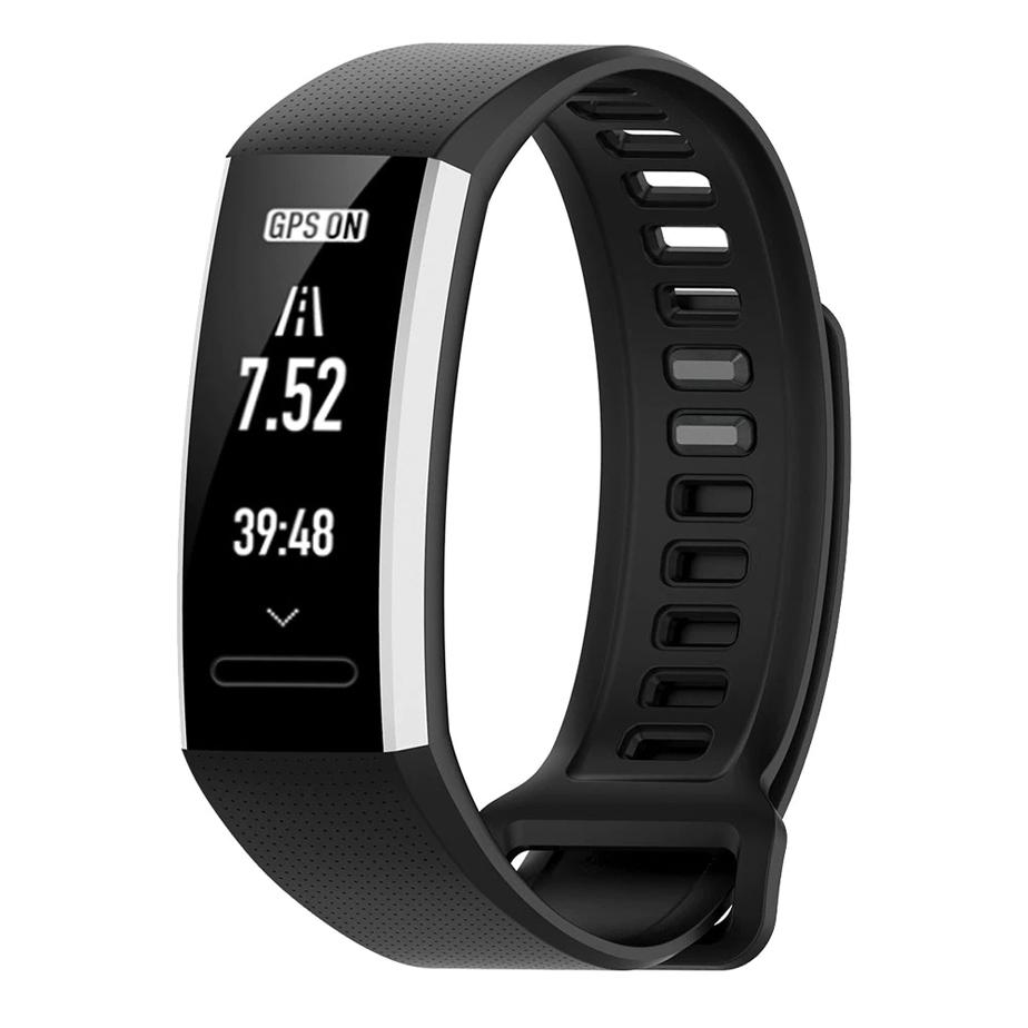 Pasek silikonowy - do Honor Band 2 - czarny