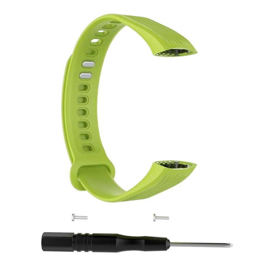 Pasek silikonowy - do Honor Band 3 - limonkowy