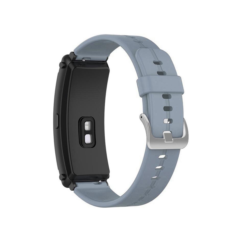 Pasek silikonowy - do Huawei Talkband B6 - szaroniebieski - 16 mm