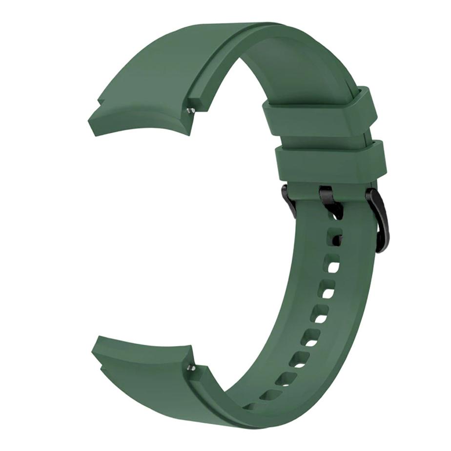 Pasek silikonowy - do Samsung Galaxy Watch 4 - ciemnozielony - 20 mm