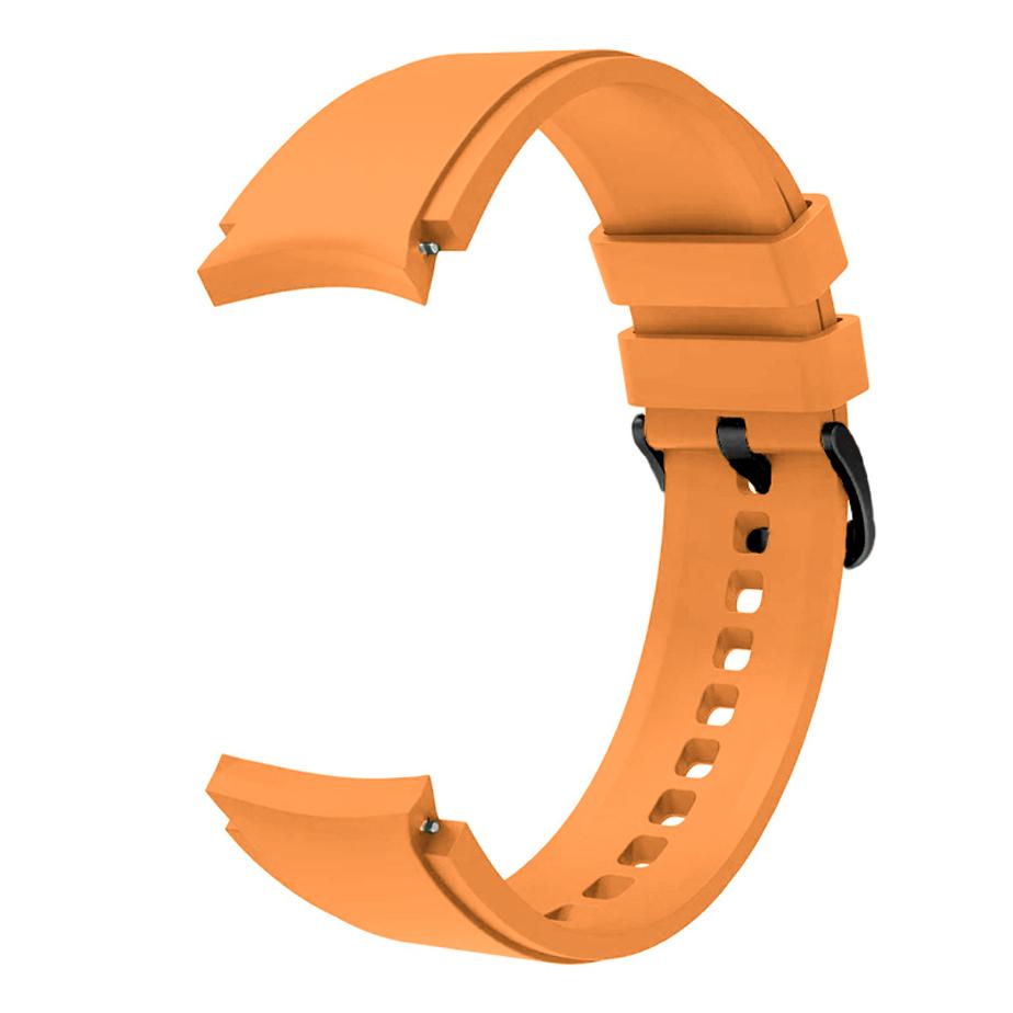 Pasek silikonowy - do Samsung Galaxy Watch 4 - pomarańczowy - 20 mm