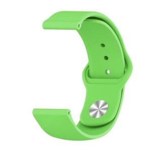 Pasek silikonowy S01 - limonkowy - 20 mm