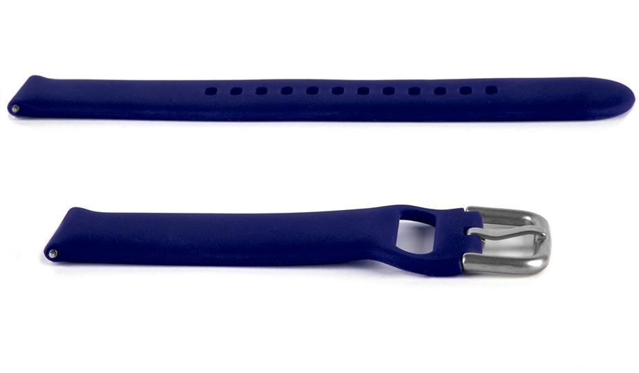 Pasek silikonowy S04 - ciemnoniebieski - 22 mm