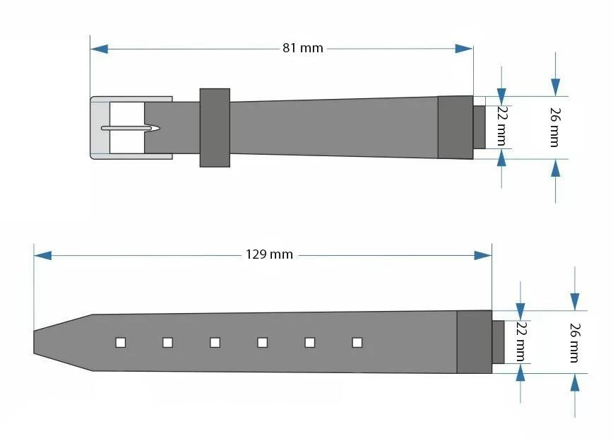 Pasek Casio - zamiennik - MDV-106 - czarny